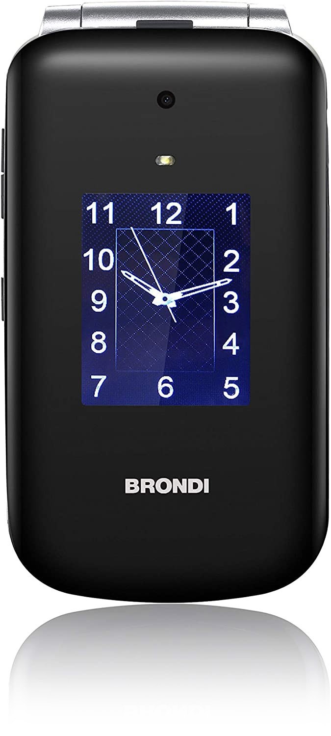 Brondi Amico Supervoice Cellulare Senior Flip Dual Sim con Tasto SOS - immagine 3