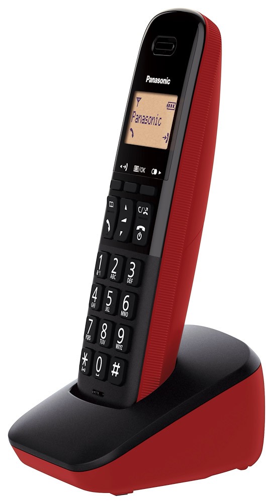 Panasonic KX-TGB610JTR Rosso Telefono Cordless Tasto Dedicato Blocco Chiamate - immagine 3