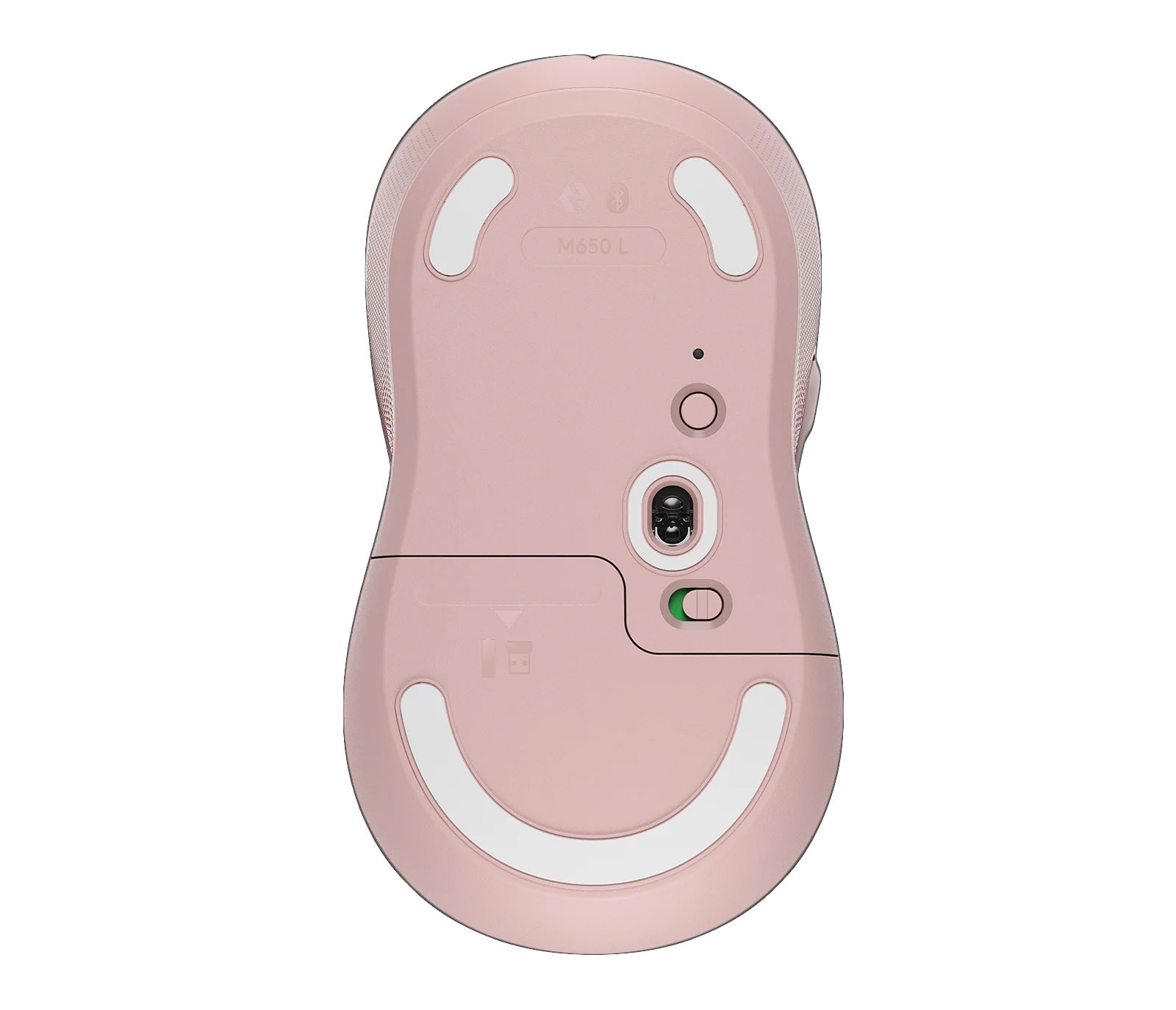 Logitech Signature M650 Rosa Mouse Wireless - immagine 4