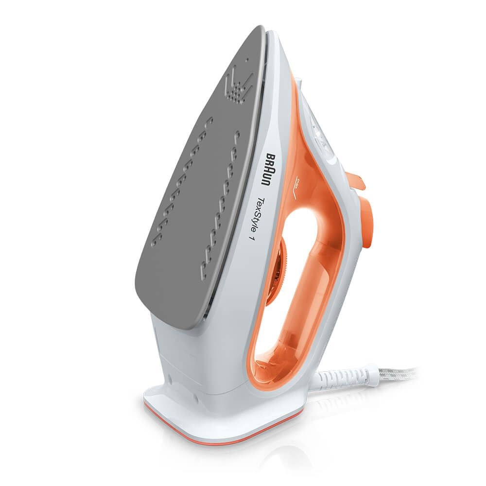 Braun TexStyle 1 Steam Iron SI 1009 Arancione Ferro a Vapore 1900w - immagine 2