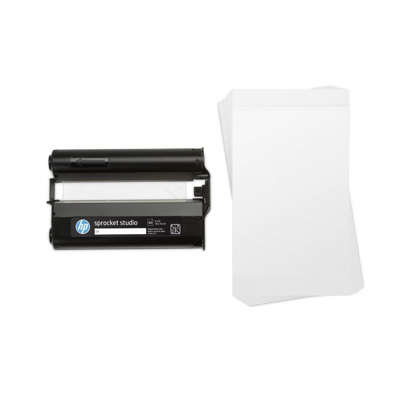 HP Set Cartuccia e Carta Fotografica 10x15 cm per Sprocket Studio - immagine 2