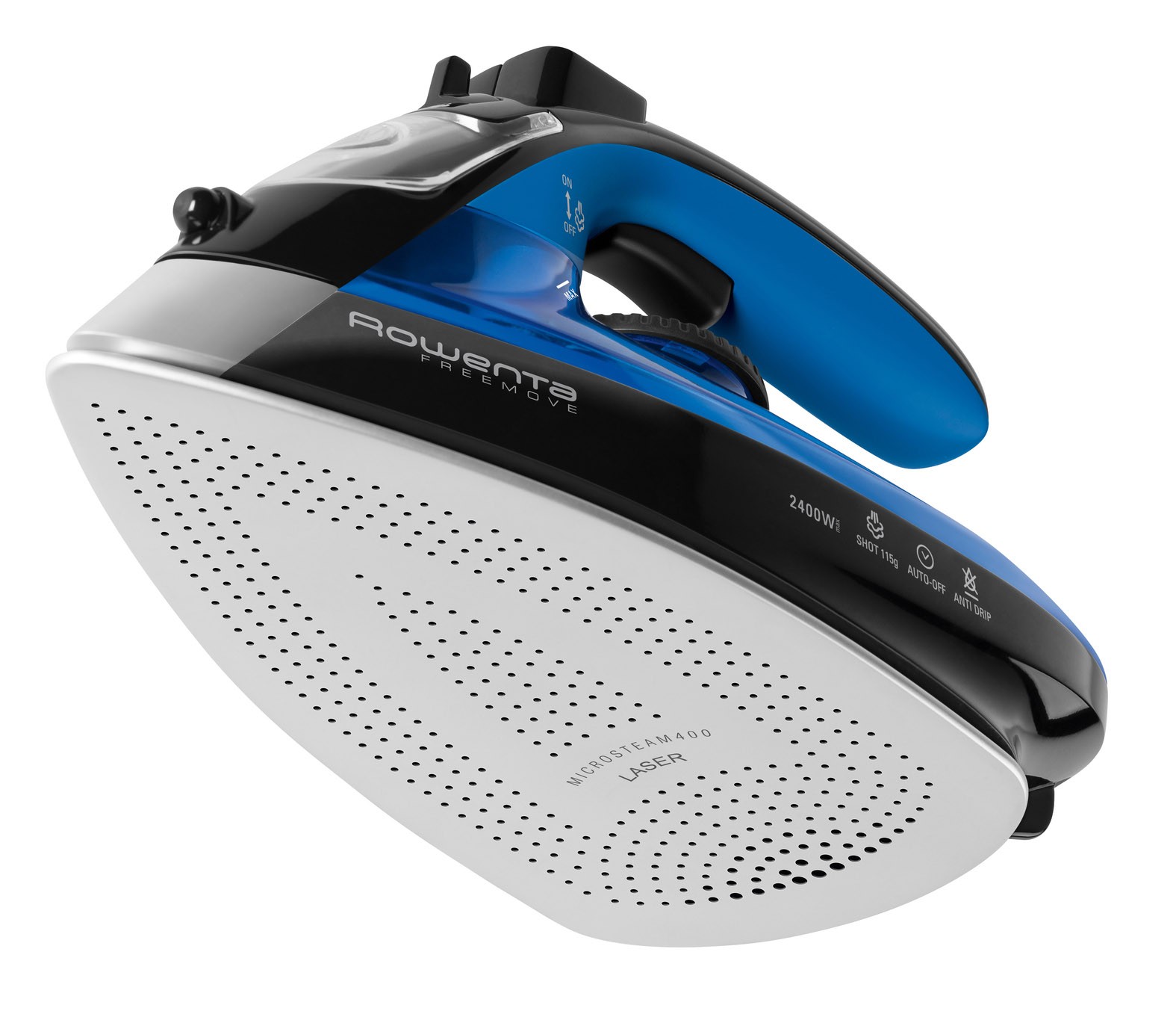 Rowenta DE5010 Ferro a Vapore Senza Filo 2400W Nero-Blu - immagine 2