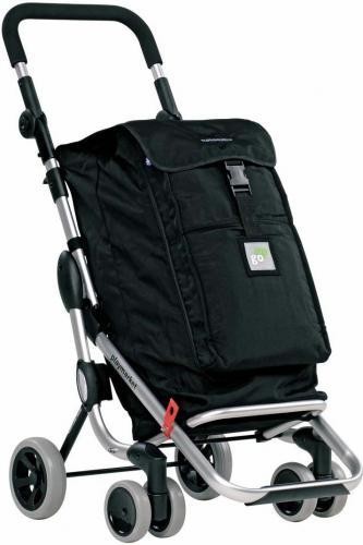 Foppapedretti Go Up Carrello Portaspesa con Tasca Termica Colore Nero
