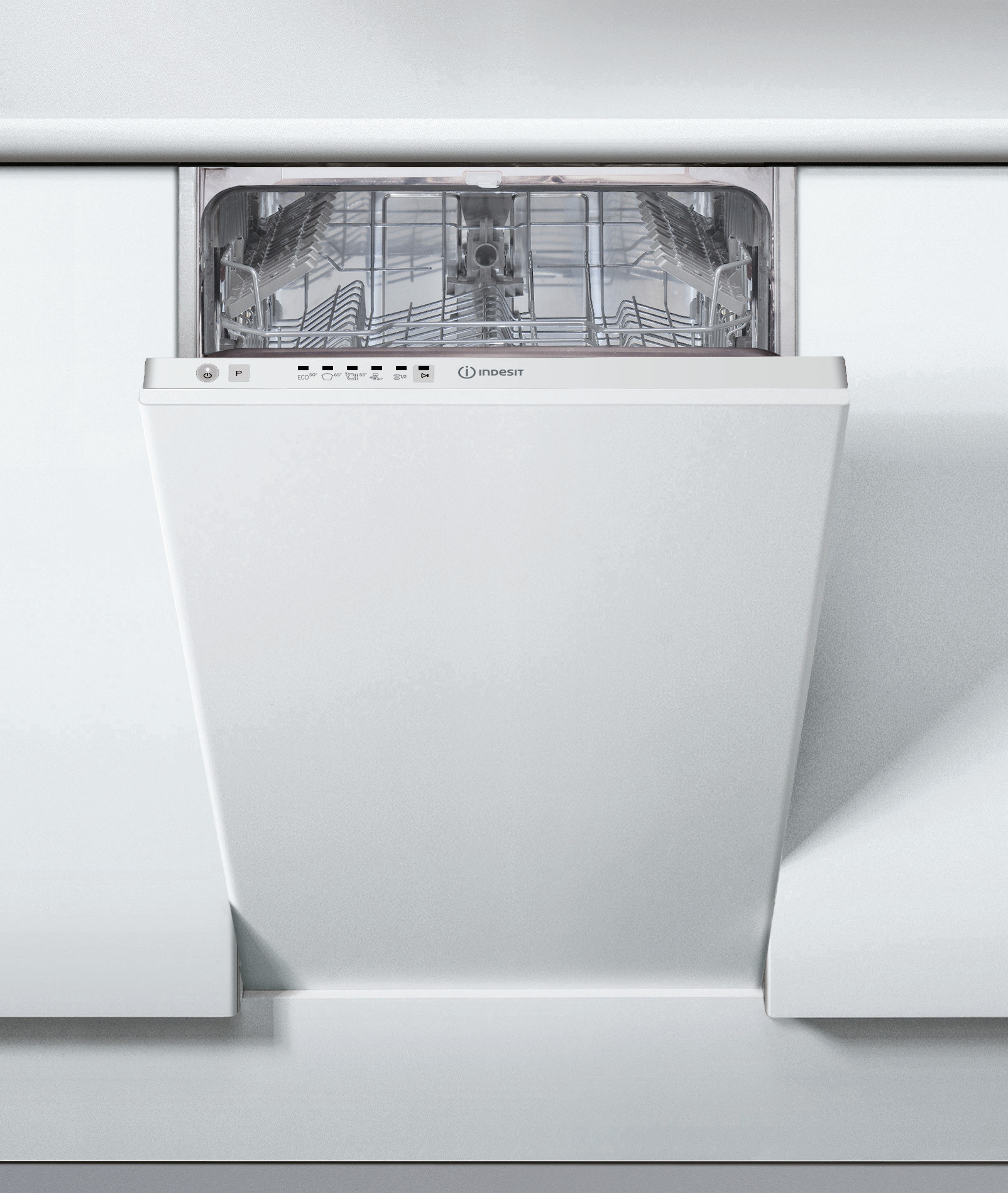 Indesit DSIE2b10 Lavastoviglie Slim a Sconparsa Totale 45cm 10 Coperti Classe A - immagine 2