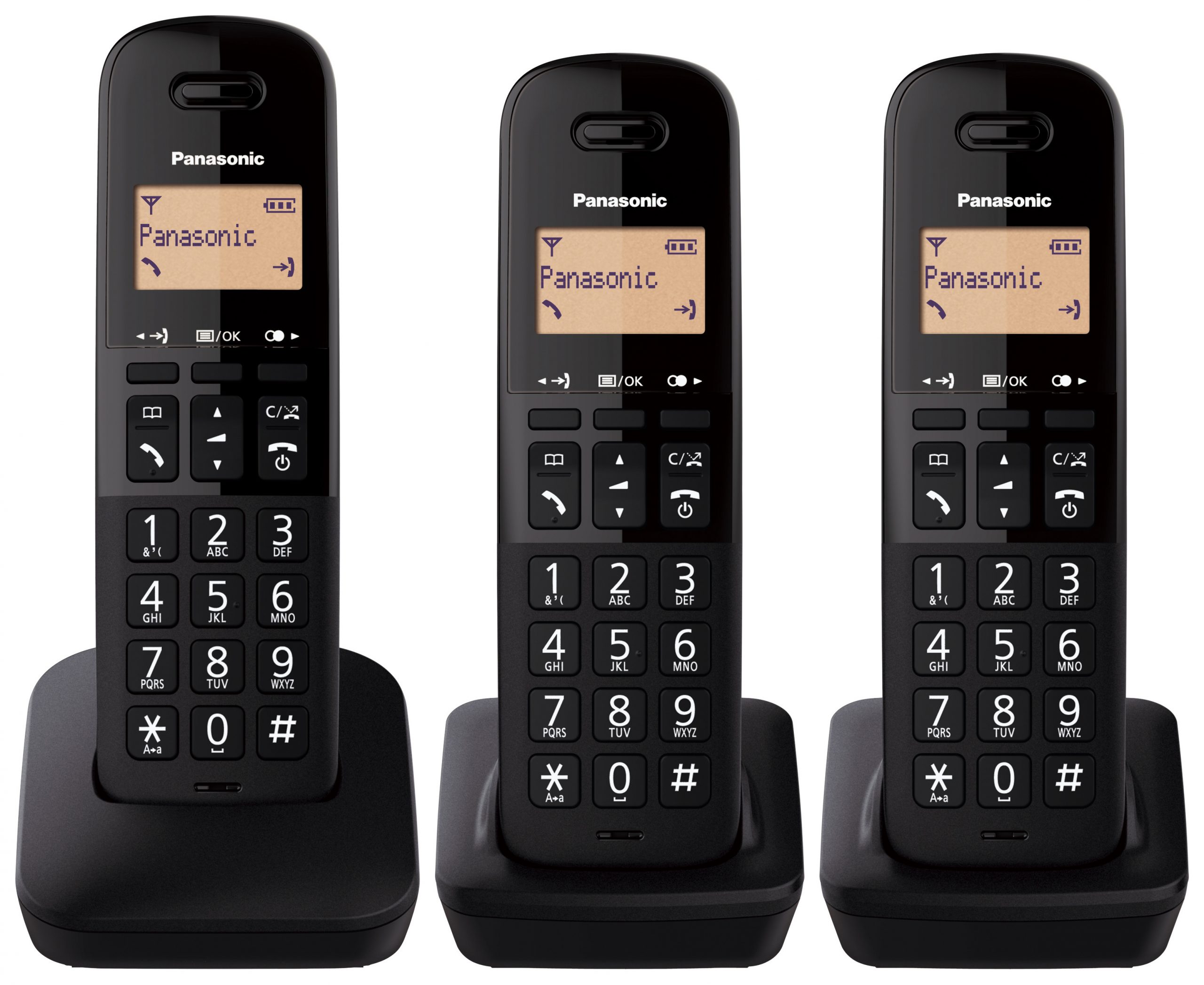Panasonic KX-TGB613JT Trio Cordless Volume Potenziato Blocco Chiamate - immagine 2