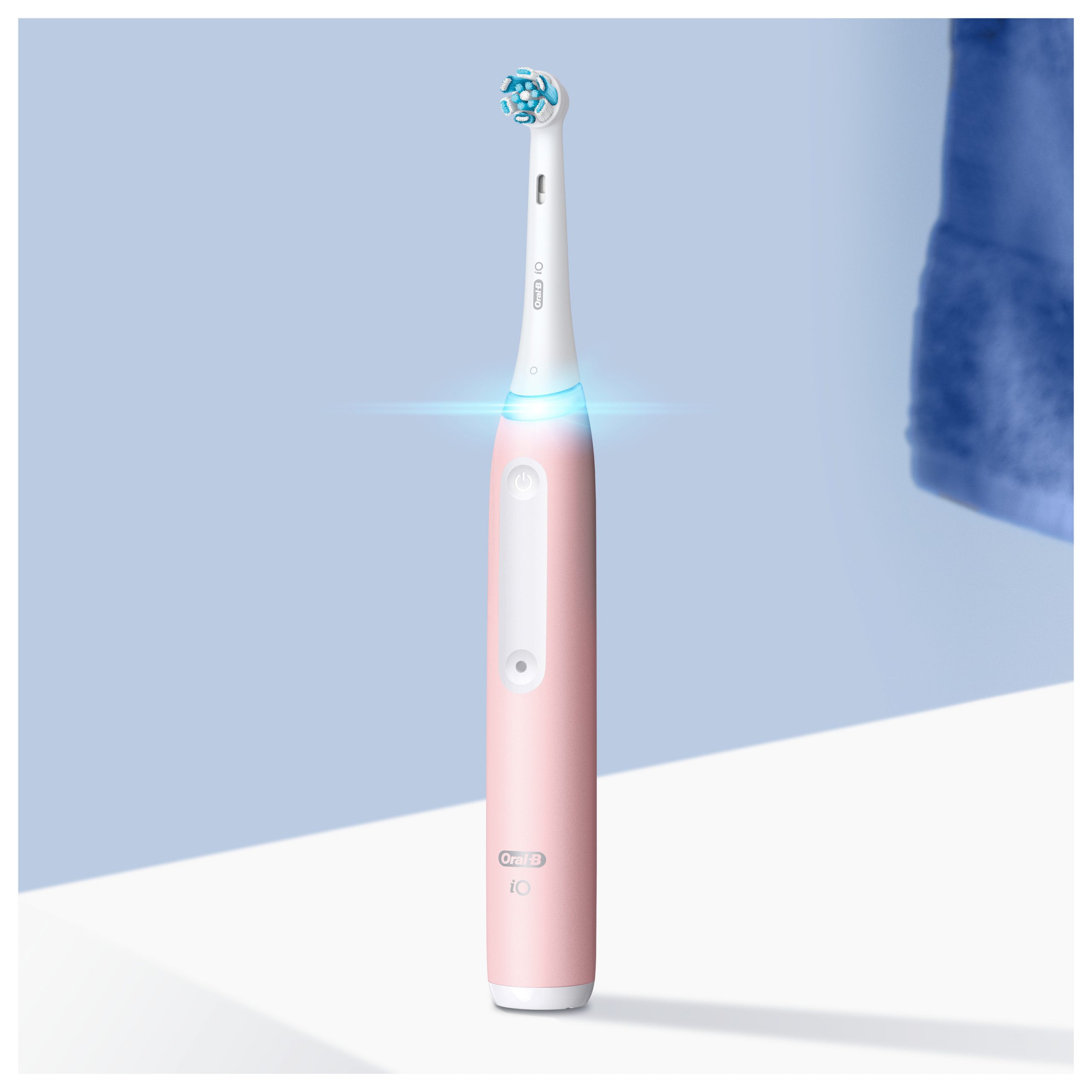 Oral-B iO Serie 3 Rosa Spazzolino Elettrico con Sensore Pressione Intelligente - immagine 2