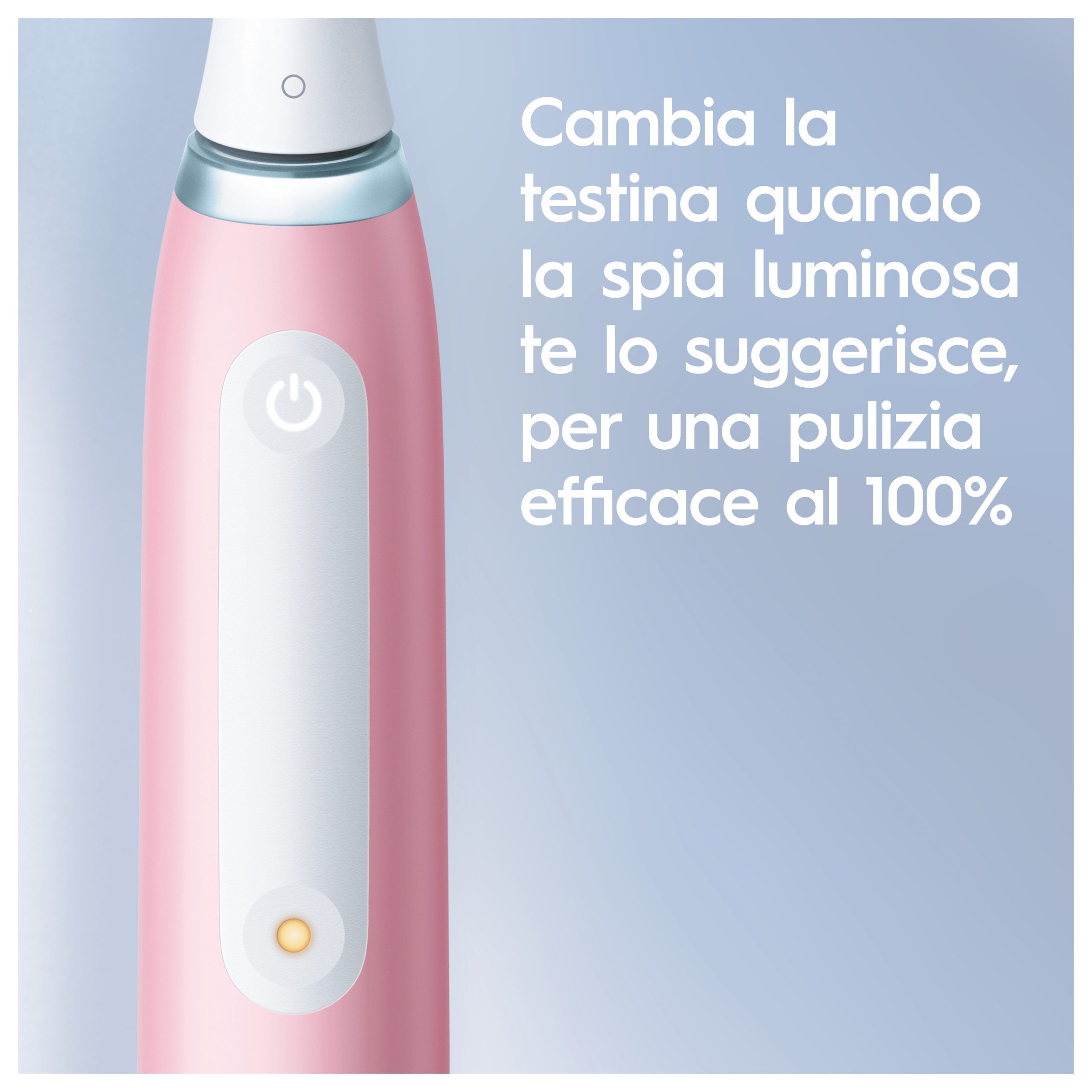Oral-B iO Serie 3 Rosa Spazzolino Elettrico con Sensore Pressione Intelligente - immagine 5