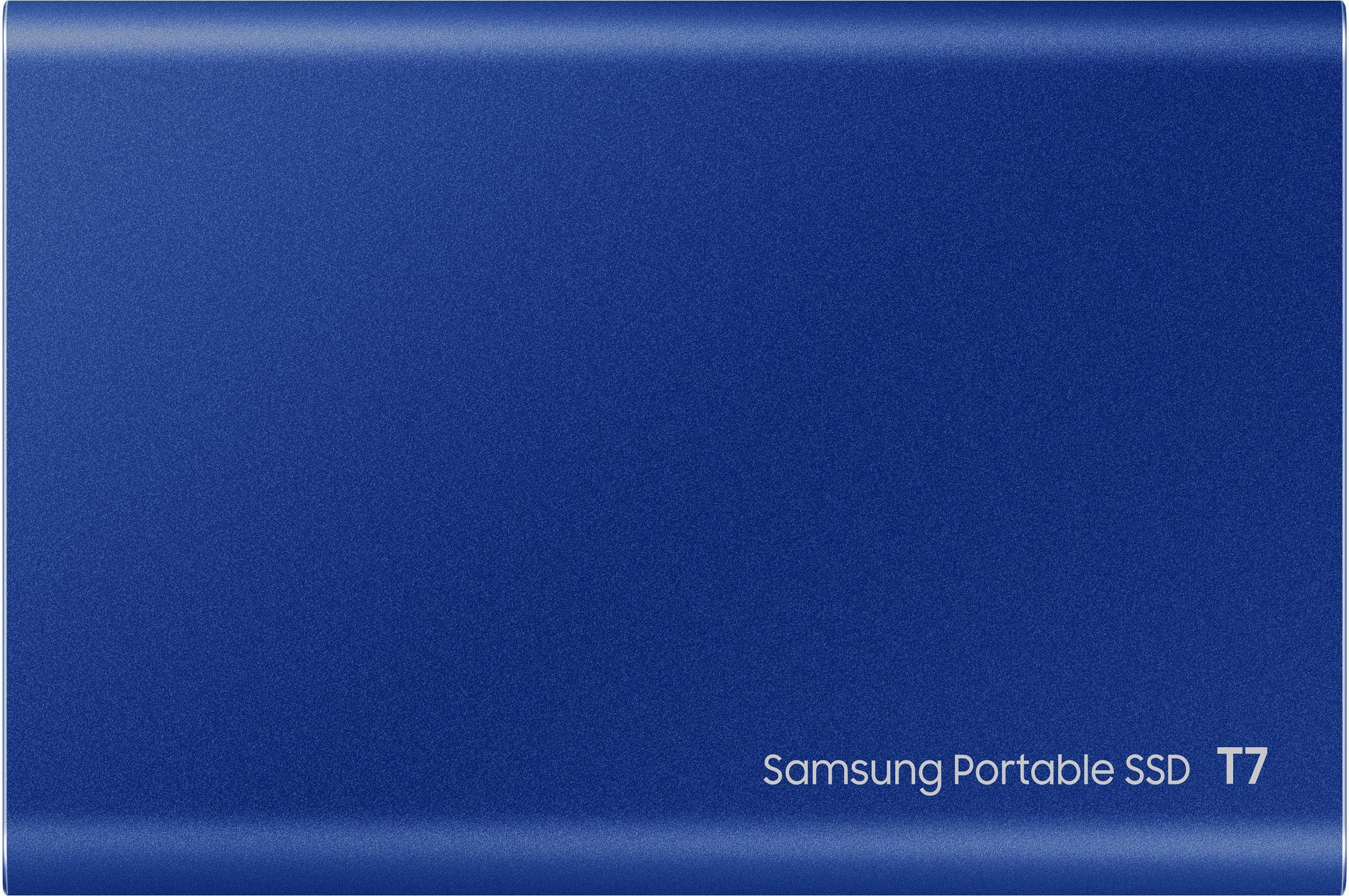 Samsung MUPC1T0HWW Blu Indigo SSD Portatile Stato Solido T7 1TB USB 3.2 - immagine 2