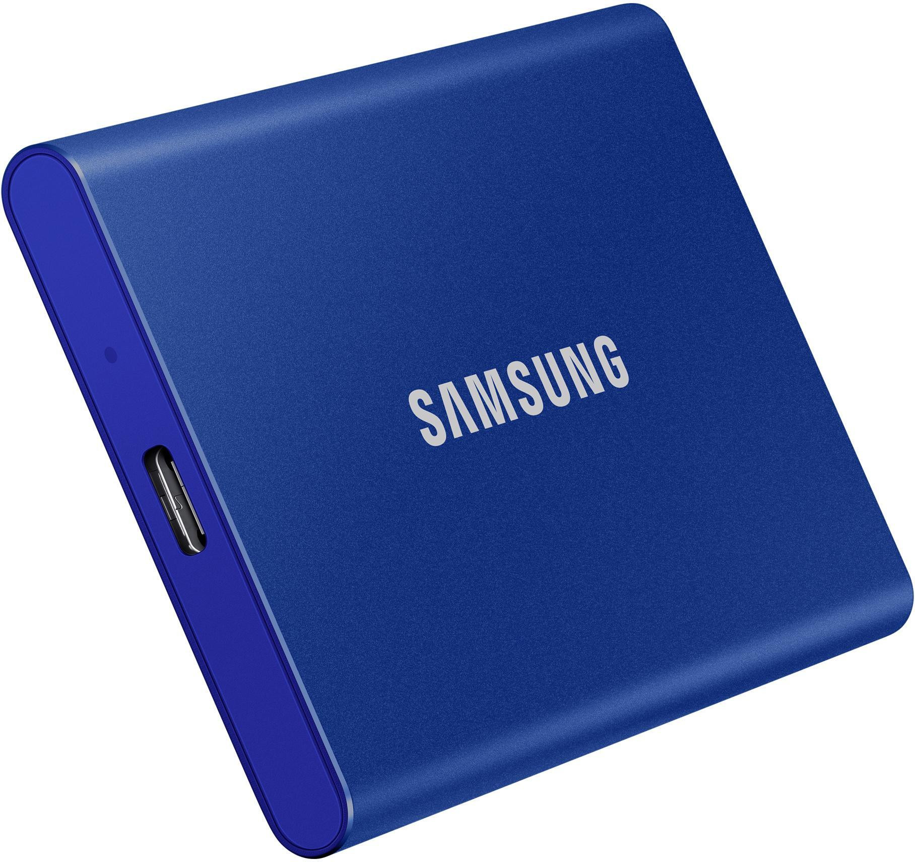Samsung MUPC1T0HWW Blu Indigo SSD Portatile Stato Solido T7 1TB USB 3.2 - immagine 5