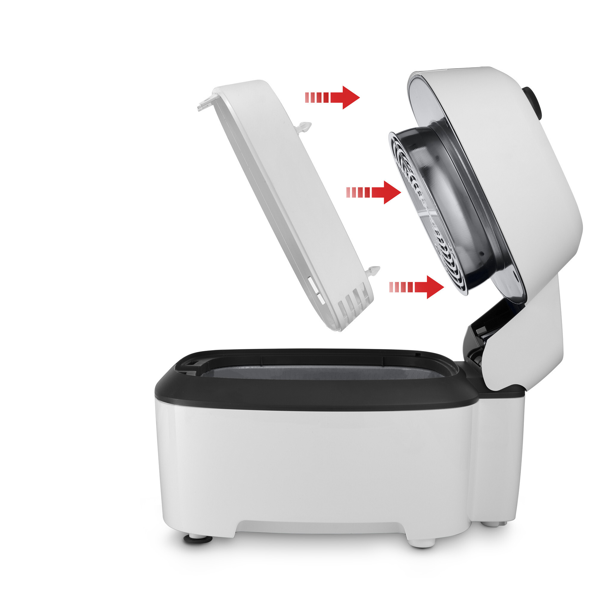 De Longhi IdealFry FH2101W Friggitrice ad Aria 1400w Capacita 400 Gr - immagine 4