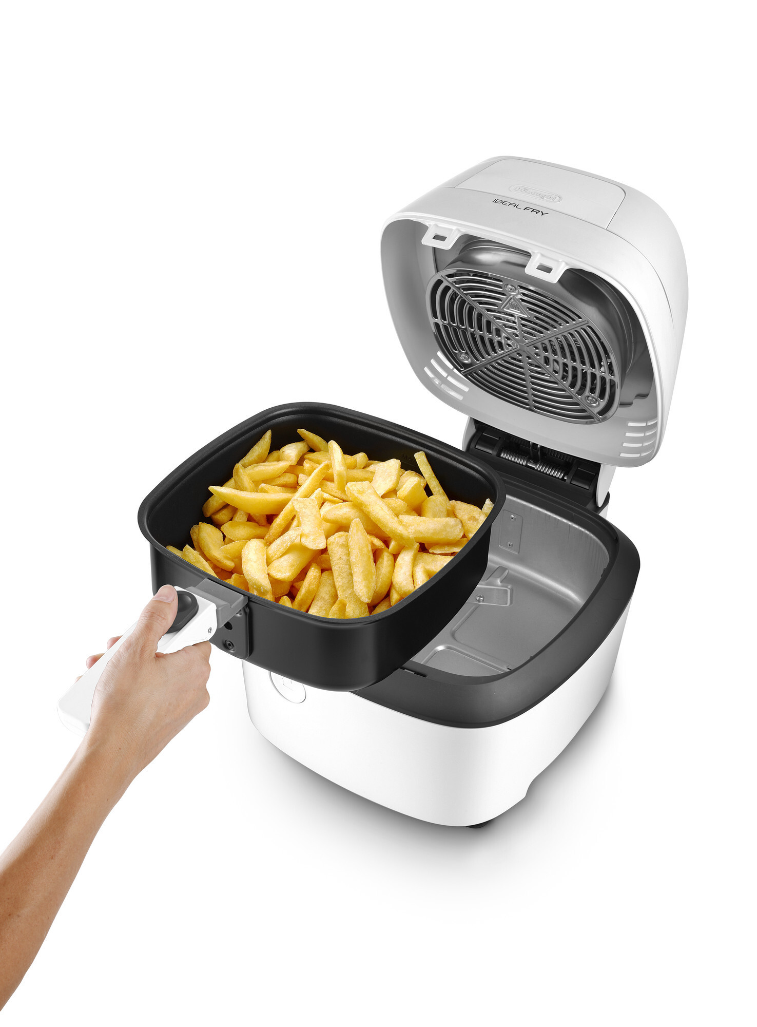 De Longhi IdealFry FH2101W Friggitrice ad Aria 1400w Capacita 400 Gr - immagine 6