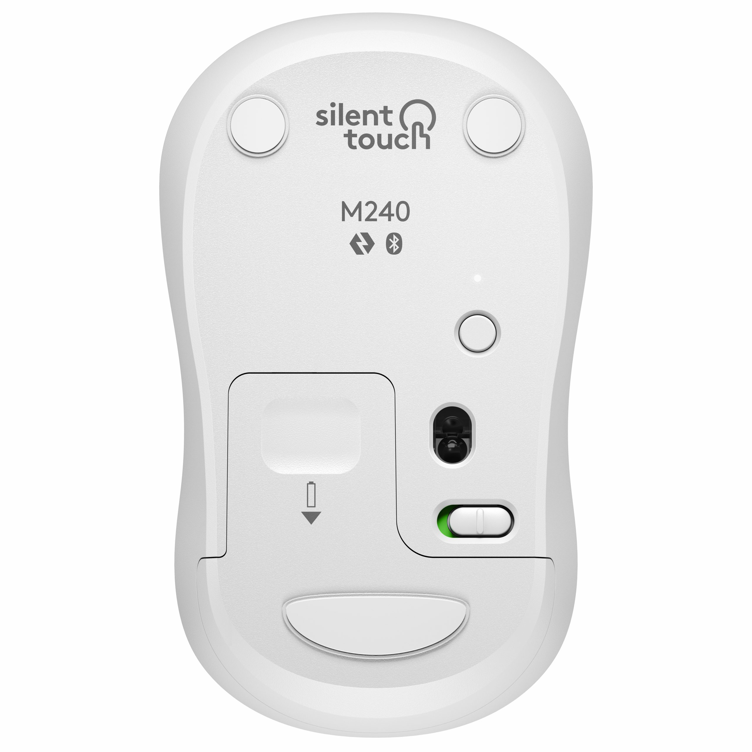 Logitech M240 Bianco Mouse Ambidestro Bluetooth - immagine 3