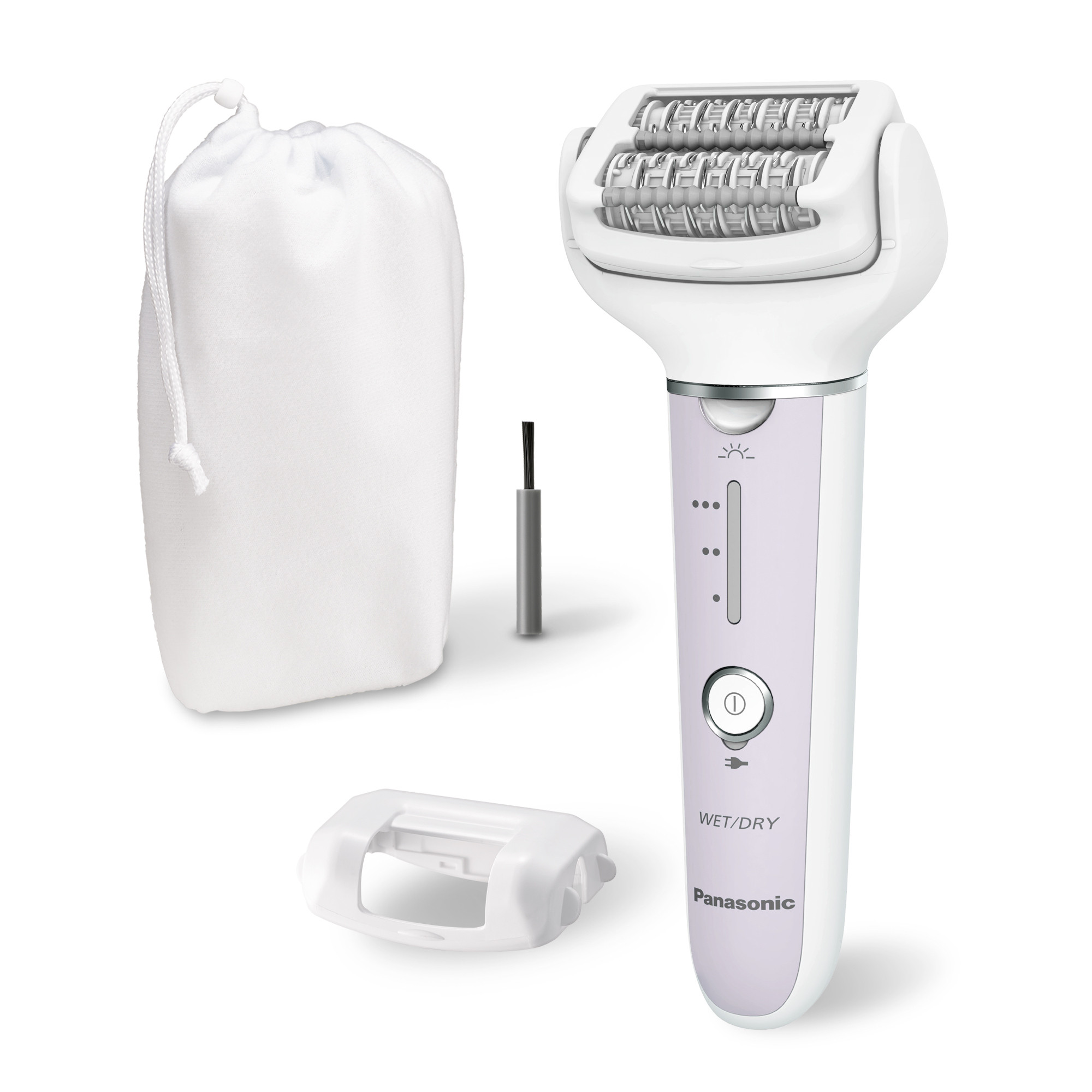 Panasonic ESEY30V503 Lilla Epilatore Wet & Dry Doppi Dischi con 60 Pinzette - immagine 3