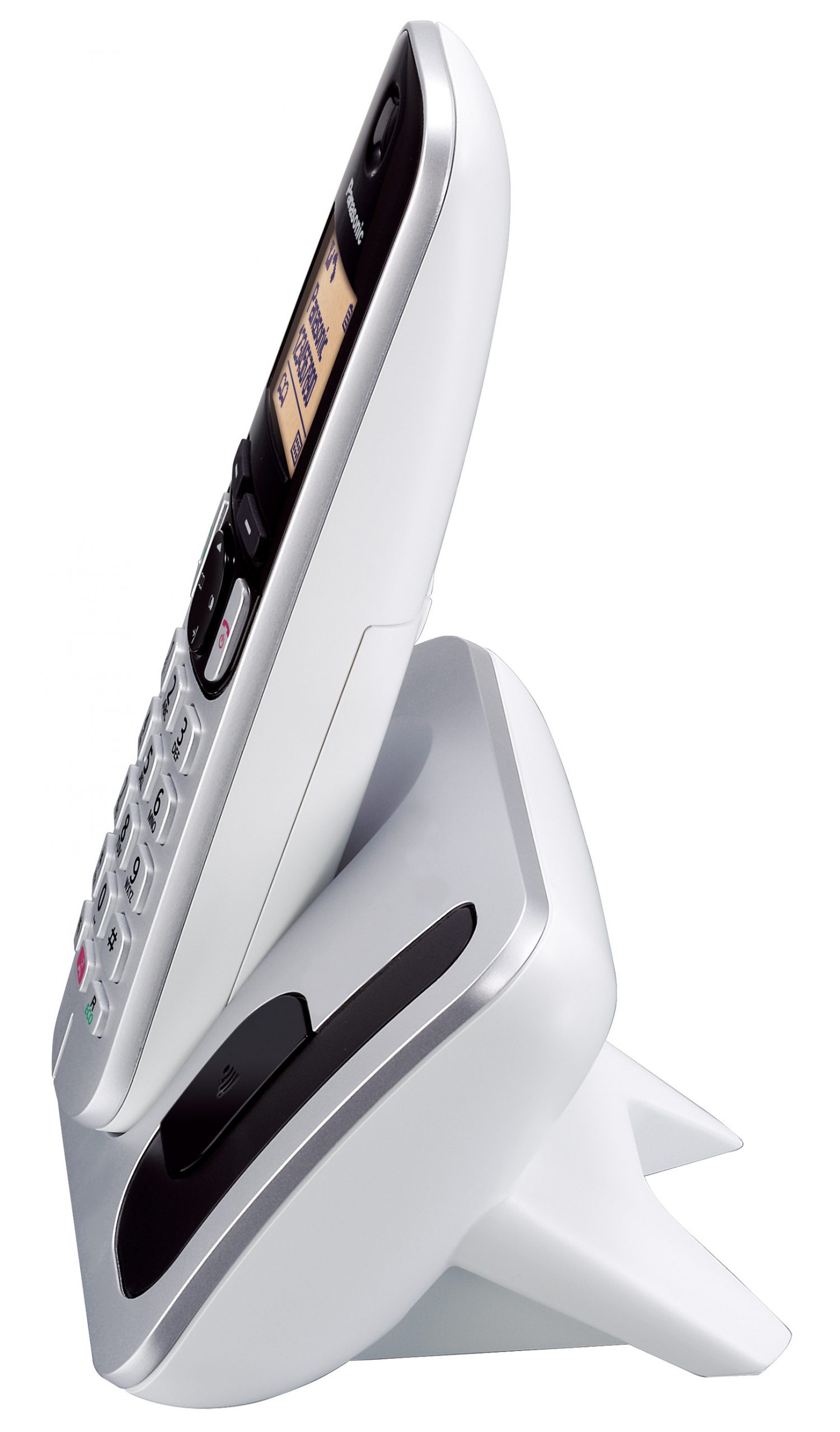 Panasonic KX-TGC250 Cordless Silver Utilizzo Semplice Funzione Sveglia Vivavoce - immagine 3