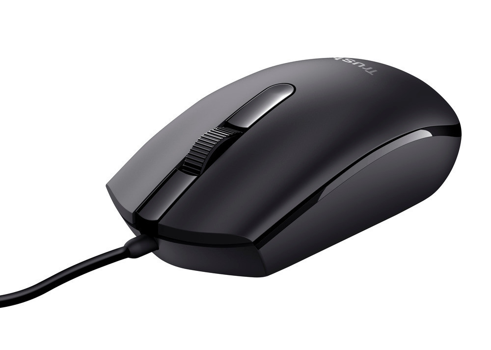 Trust Basi 24271 Mouse Wired Ottico 3tasti Ambidestro Nero Precisione 800Dpi - immagine 2