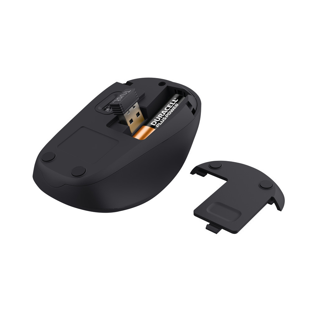 Trust Yvi Plus Nero Silent Wireless Mouse - immagine 3