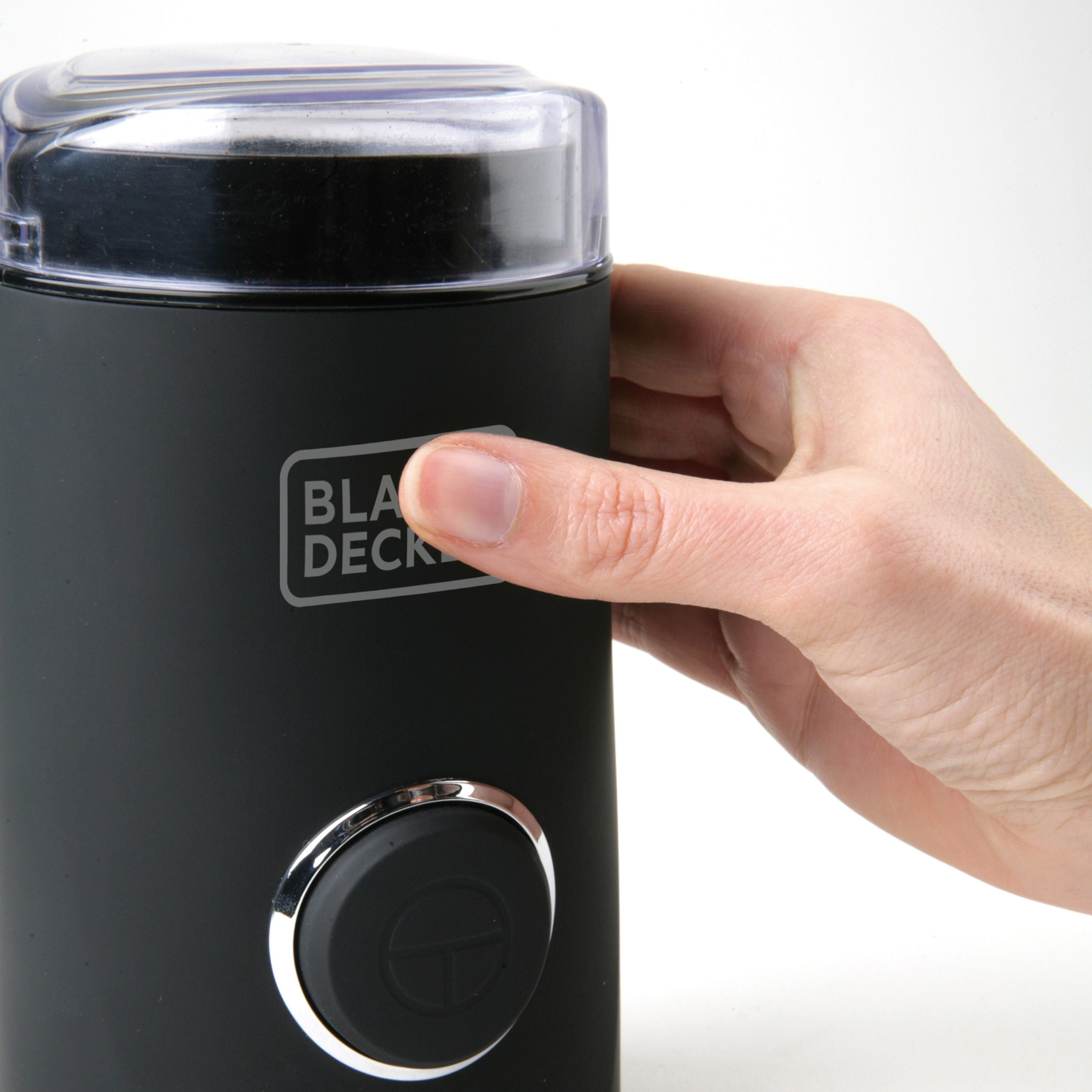 Black Decker BXCG150E Macinacaffe Elettrico Bicchiere e Lame in Acciaio - immagine 2