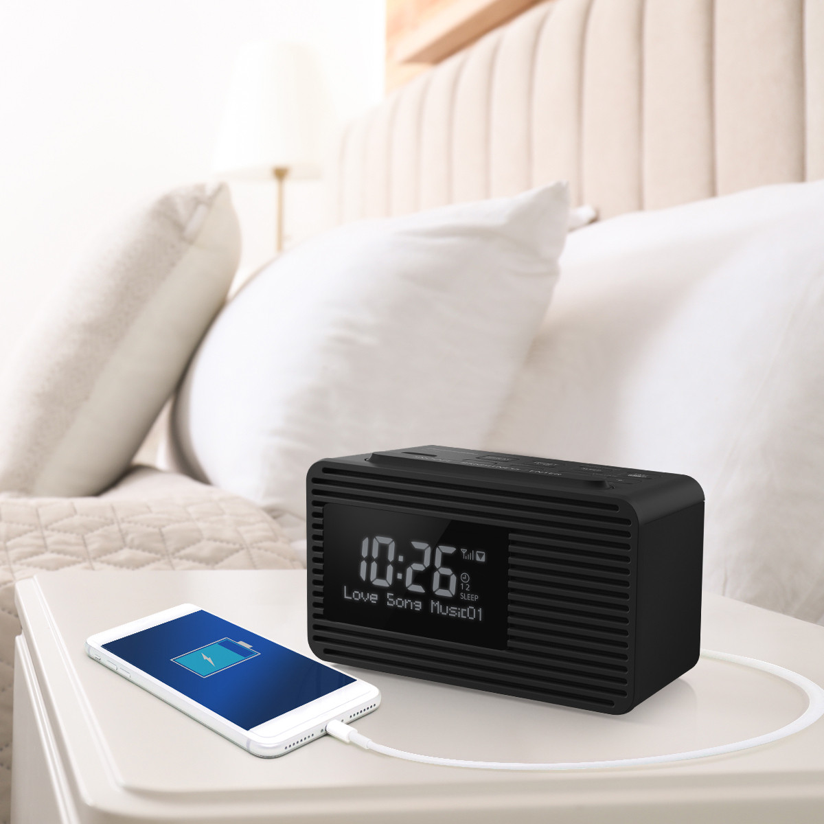 Panasonic RC-D8 Radiosveglia DAB Nero Display Retroilluminato Bluetooth USB Aux - immagine 6