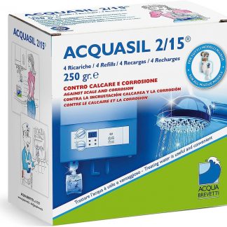 Acqua Brevetti Acquasil 2-15 Ricarica Polifosfati Confezione da 4 Pezzi da 250GR