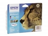 Epson Serie Ghepardo T0715 Multipack 4 Cartucce Inchiostro Originale