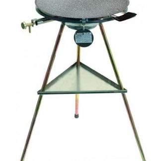 CF Apparecchiature Inox Grill 220S BBQ Barbecue GPL Piastra Antiaderente Effetto Pietra 42 Cm