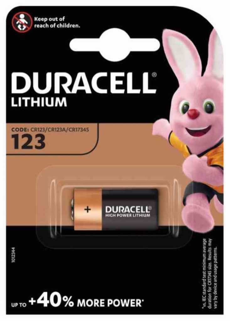 Duracell Du 28 Batterie per Fotocamere Cr123a