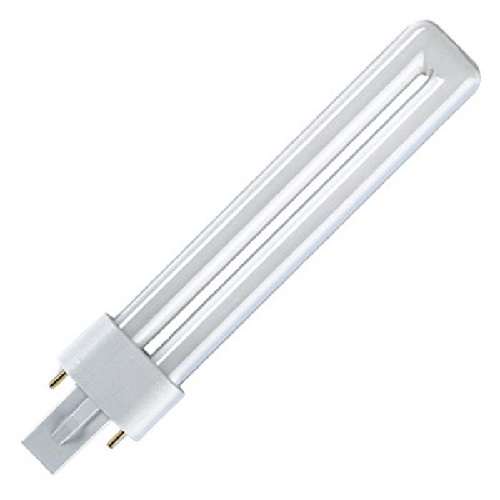 Osram Dulux S Lampade Fluorescenti con Attacco 2 pin 7W 400 lm Luce Calda