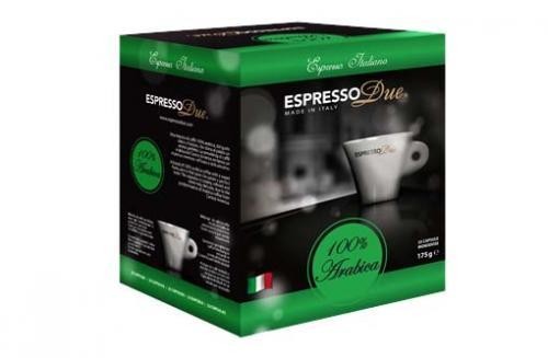 Espresso Due 25 Capsule Caffe 100% Arabica per Nuove Macchine cod. 315-321-327