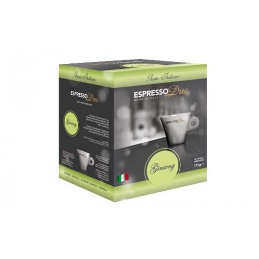 Espresso Due 25 Capsule Ginseng per Nuove Macchine cod. 315-321-327