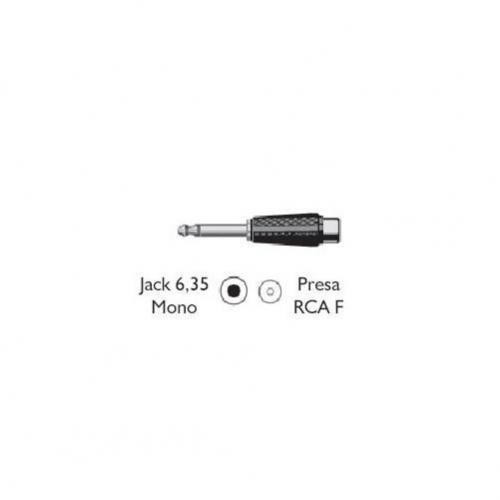 G & BL 210B Raccordo audio con jack da 6,35 mm Mono e presa RCA F