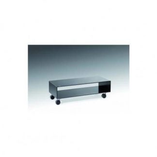 G&BL 6050 Carrello Porta TV Cristallo Colorato Bianco