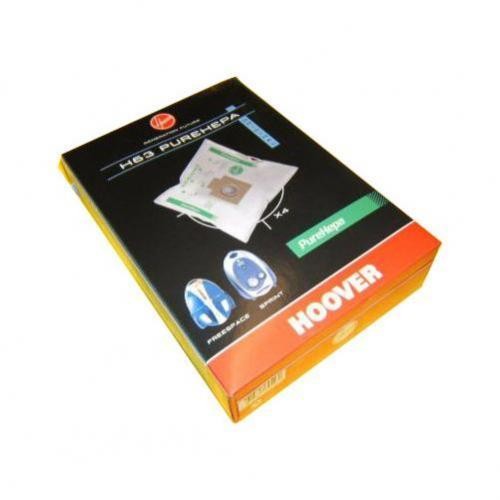 Hoover H63 Purehepa Confezione 4 Sacchetti in Microfibra per Aspirapolveri