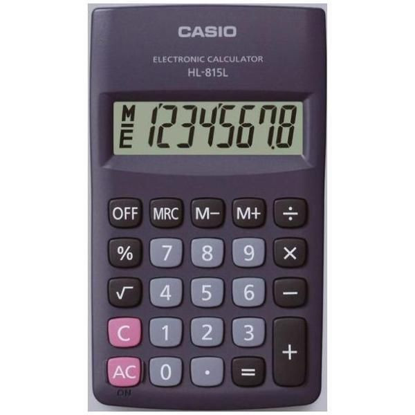Casio HL-815LBL Calcolatrice Tascabile 8 Cifre