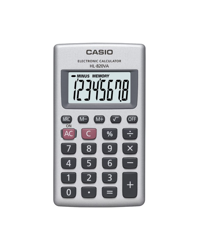 Casio HL820VA Calcolatrice Tascabile 8 Cifre