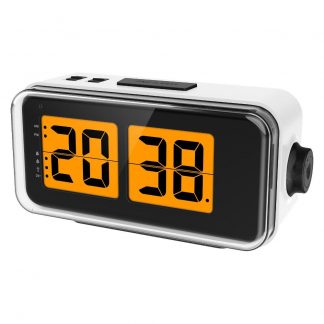 Justaminute JD9042B Bianco Sveglia Radiocontrollata con Cartelle Digitali
