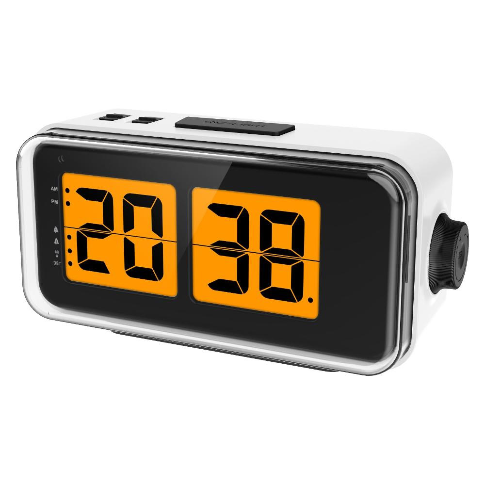Justaminute JD9042B Bianco Sveglia Radiocontrollata con Cartelle Digitali