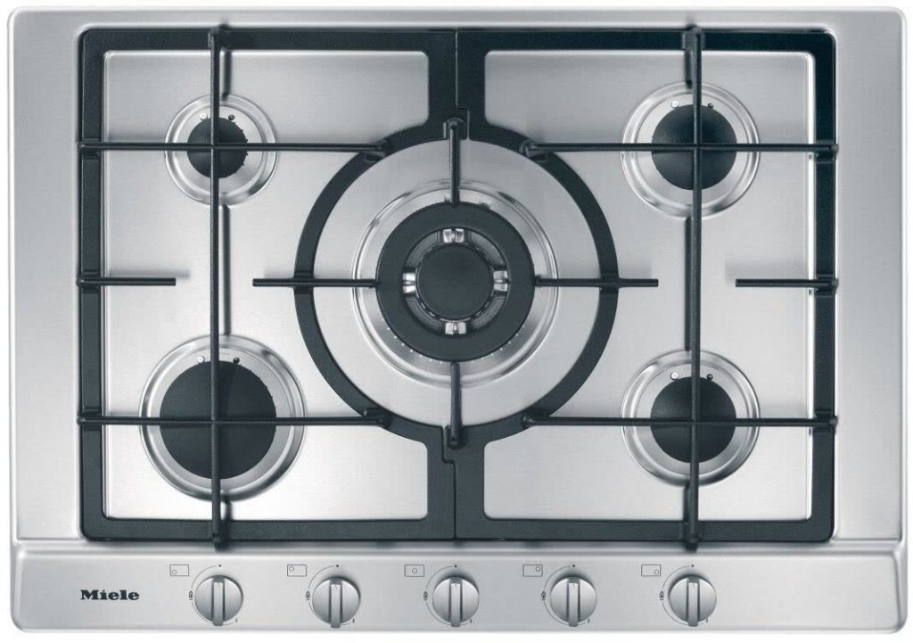 Miele KM2033G Piano Cottura a Gas 75CM 5 Fuochi Griglie in Ghisa