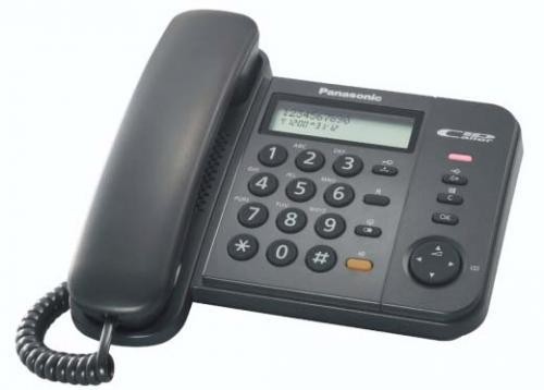 Panasonic KXTS580EX1B Nero Telefono con Filo Garanzia Italia