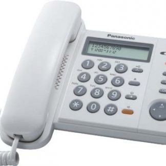 Panasonic KXTS580EX1W Telefono con Filo LCD Analogico Identificativo Chiamate