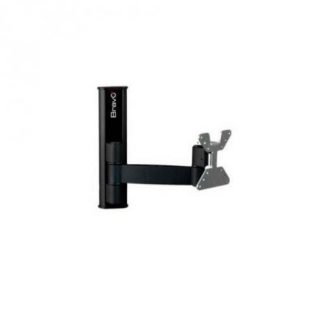 Bravo LCD2 Nero Supporto TV a Muro con 2 Snodi 10-30 Pollici Max 20 Kg