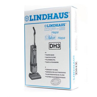 Lindhaus DH3 Confezione 10 Sacchetti Carta e 2 Microfiltri