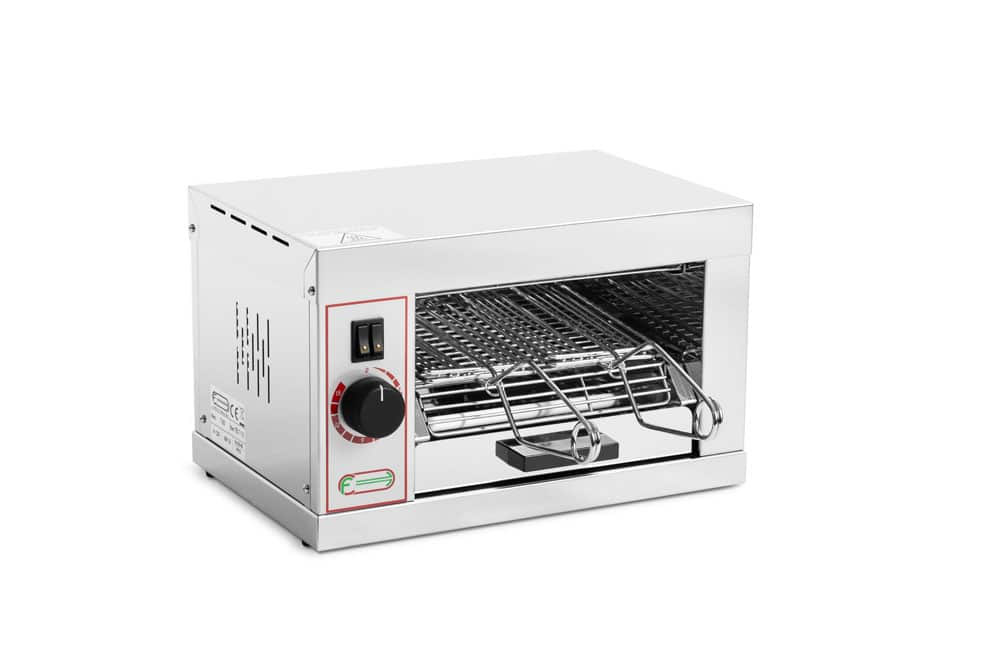 Cenedese T920 Tostiera 2 Pinze Professionale in Acciaio Inox