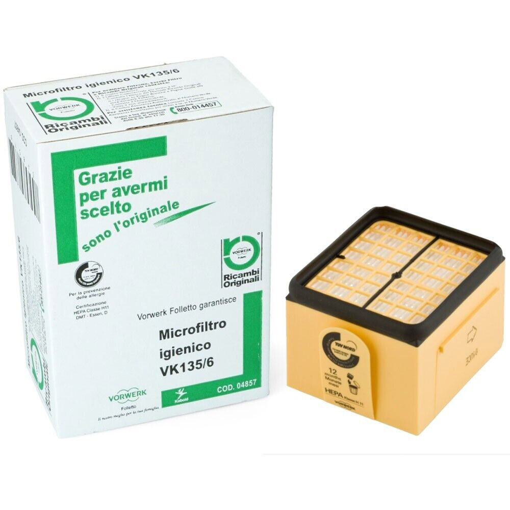 Vorwerk Folletto 44093 Microfiltro Igienico per VK135 e VK136