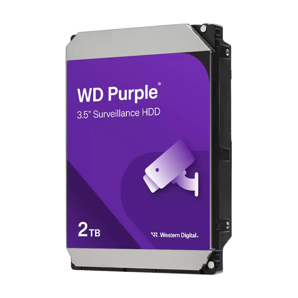Western Digital WD23PURZ Purple Hard Disk Interno 3.5 2TB SATA Videosorveglianza