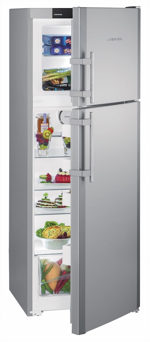 LIEBHERR CTPESF3016 Frigorifero 2 porte ventilato 278L inox