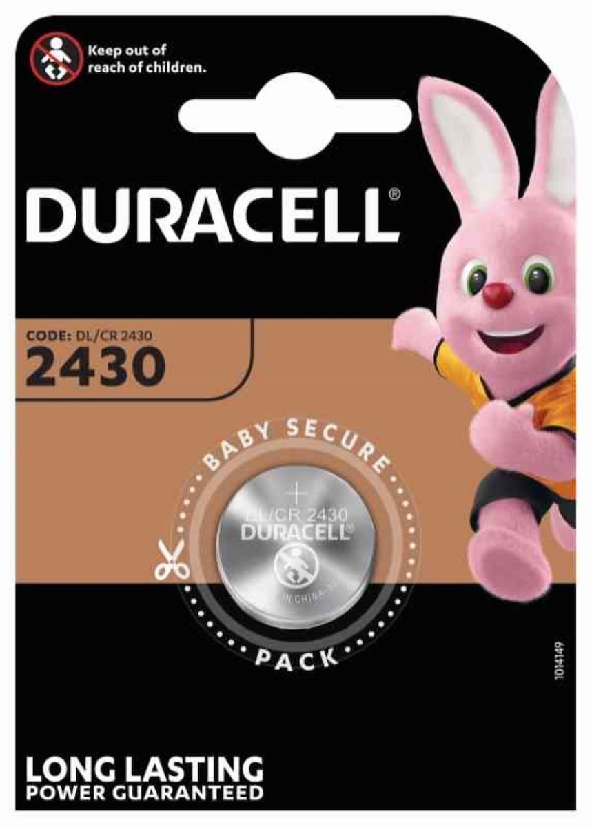DURACELL DU49 Batteria Litio 3V CR2430 non ricaricabile