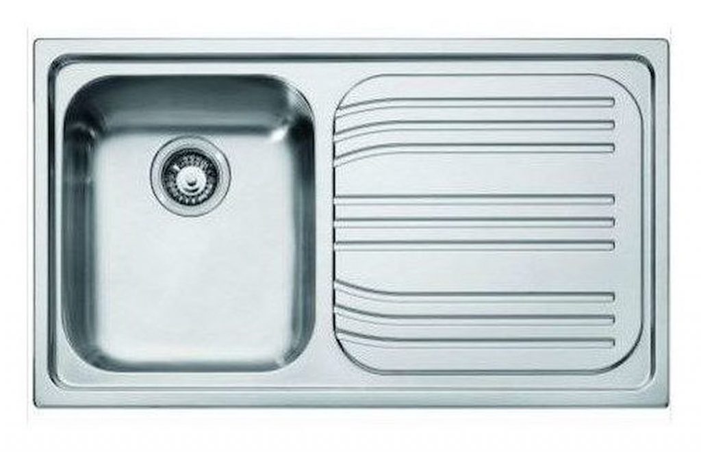 FRANKE RRX611RHDC Lavello Inox 1 Vasca 86cm con Gocciolatoio