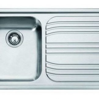 FRANKE RRX611RHDC Lavello Inox 1 Vasca 86cm con Gocciolatoio