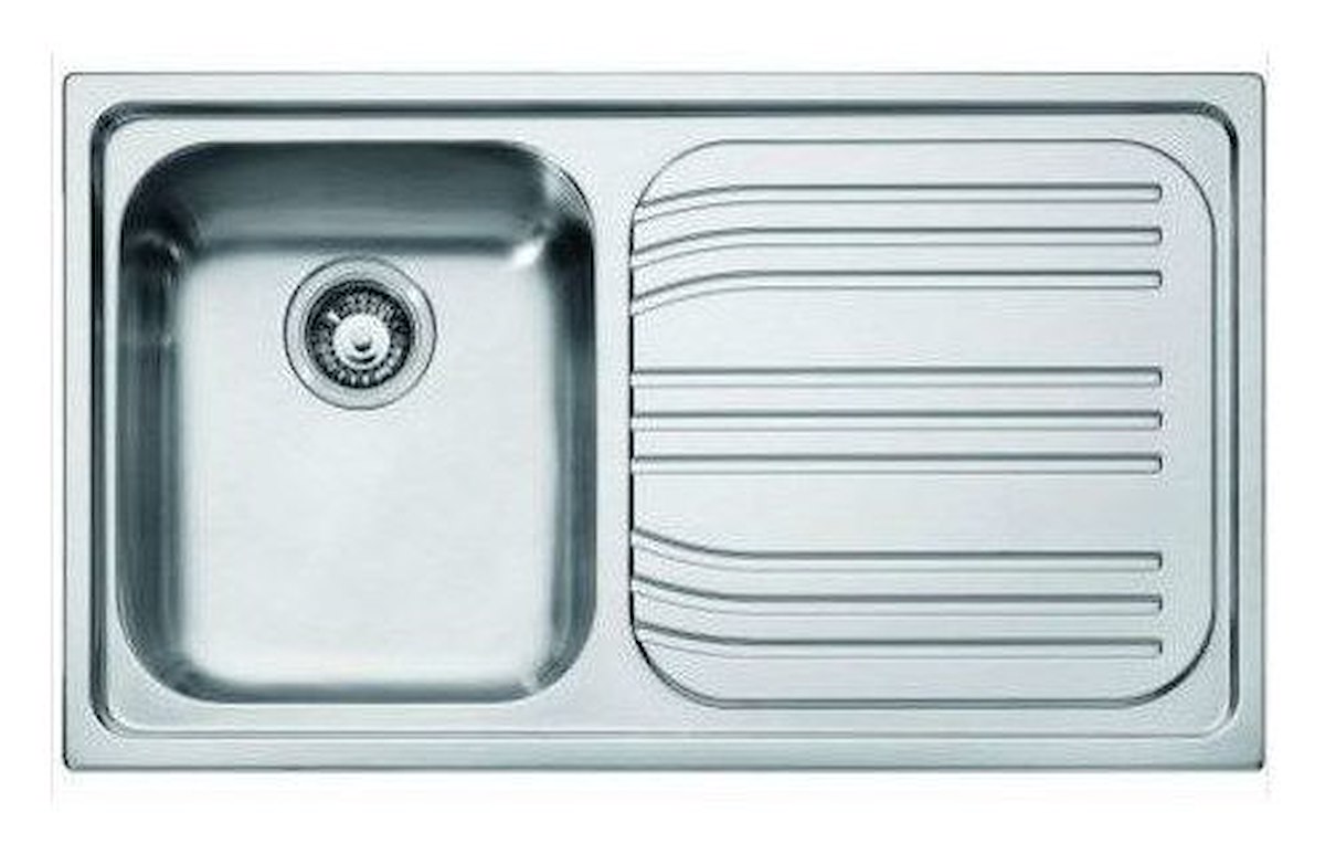 FRANKE RRX611RHDC Lavello Inox 1 Vasca 86cm con Gocciolatoio
