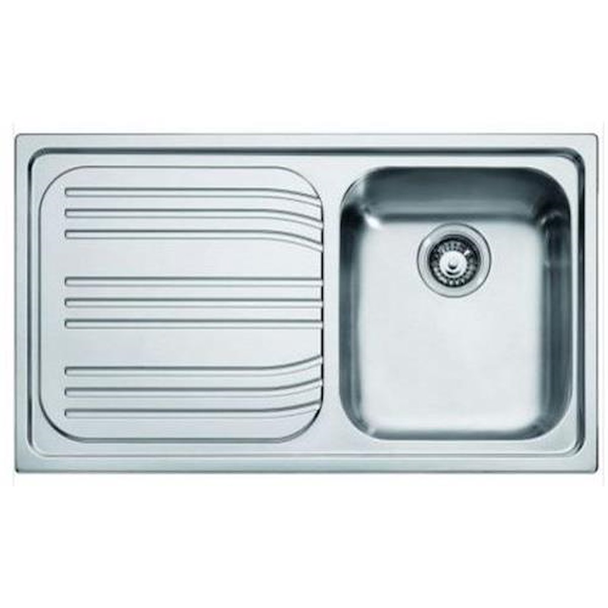FRANKE RRX611LHDC Lavello Inox 86cm 1 Vasca con Gocciolatoio Sinistro
